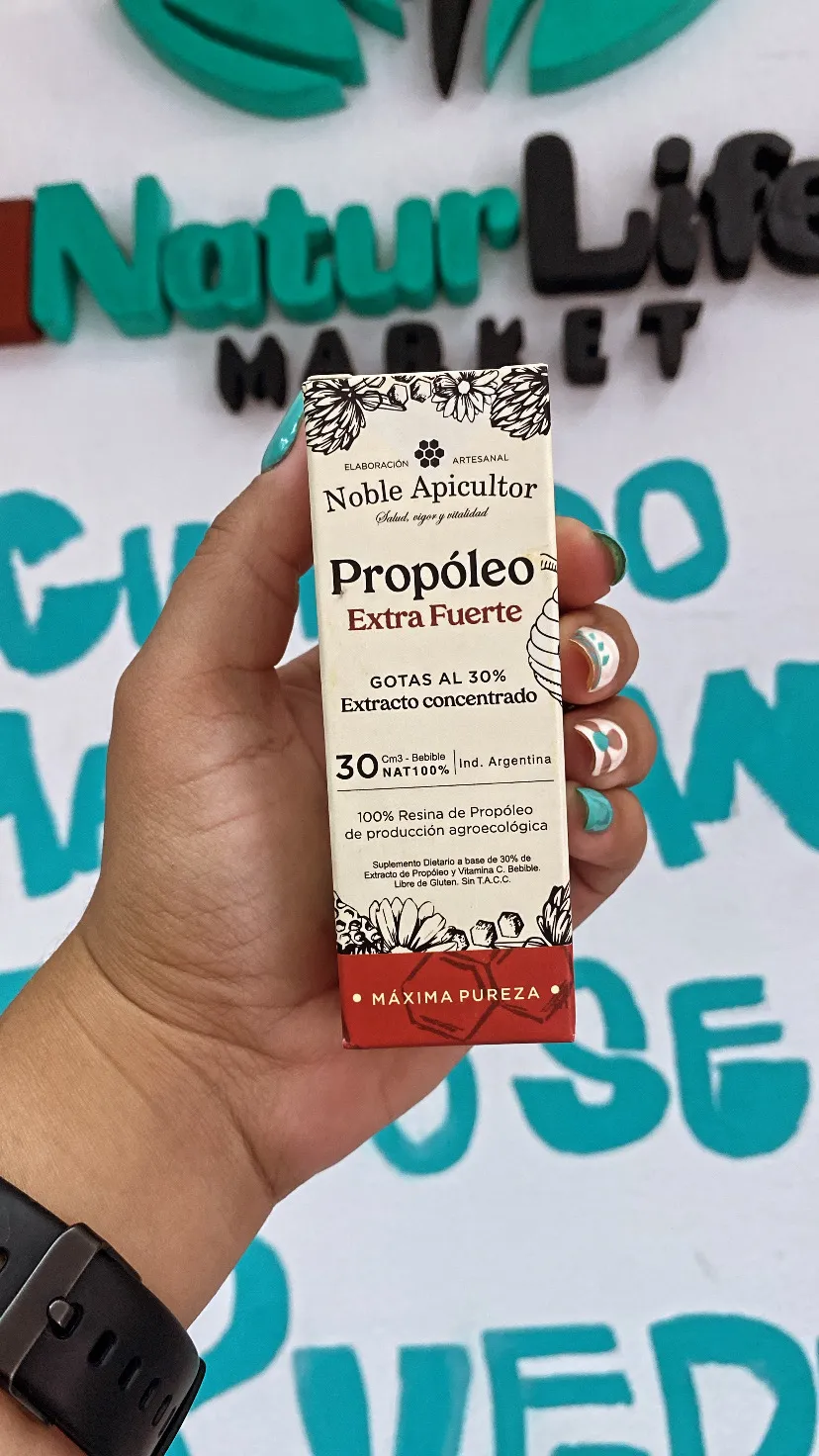 PROPOLEO EN GOTAS AL 30% EXTRA FUERTE. NOBLE APICULTOR NATIER
