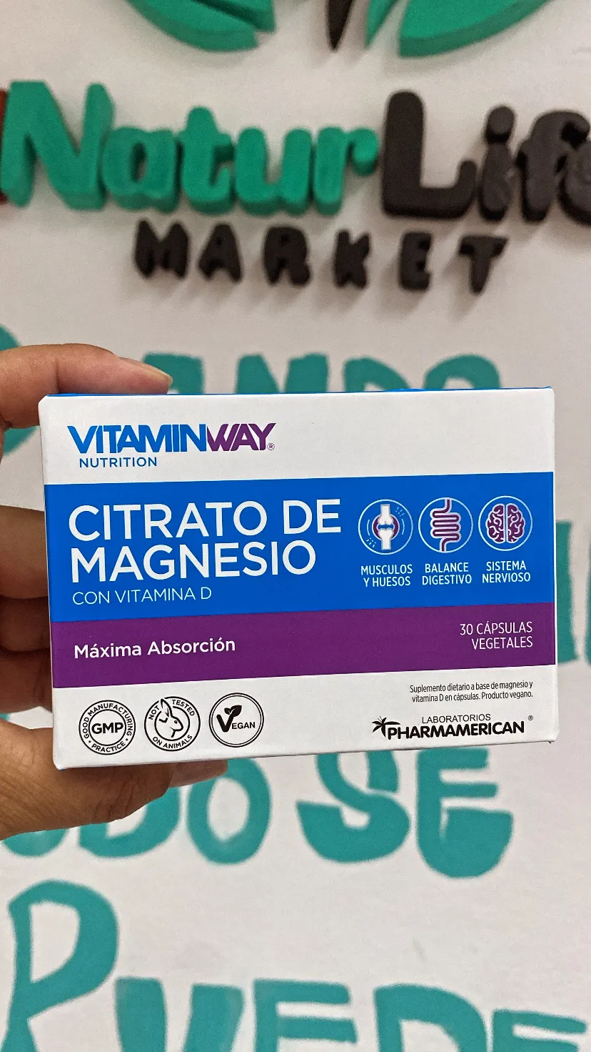 CITRATO DE MAGNESIO X 30 COMPR. VITAMINWAY