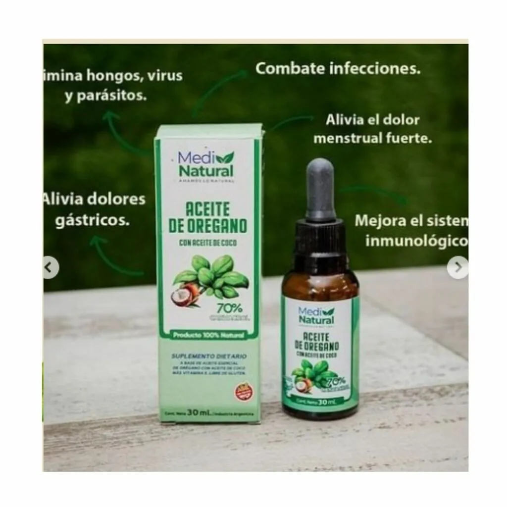 ACEITE DE OREGANO X 30CM MEDINATURAL