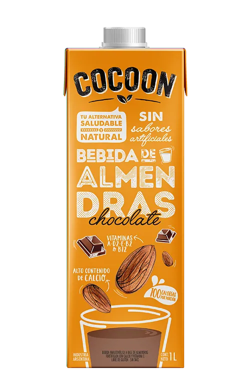 BEBIDA DE ALMENDRAS CON CHOCOLATE COCOON