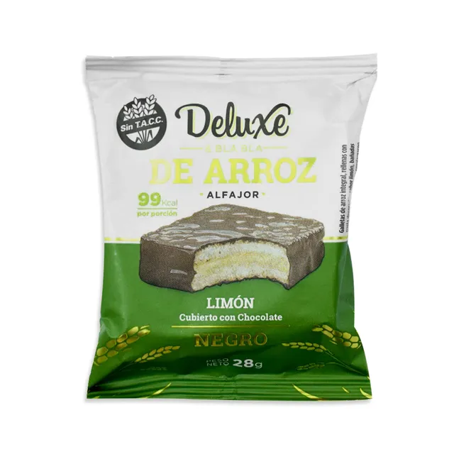 ALFAJOR DE ARROZ DE LIMON. DELUXE
