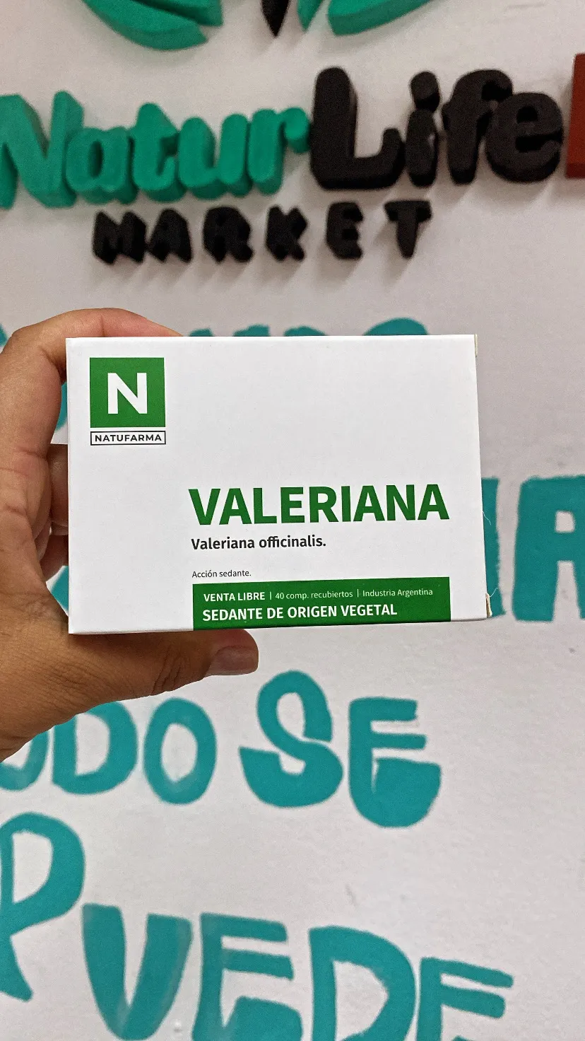 VALERIANA CON VITAMINA B1 X 40 COMP. NATUFARMA